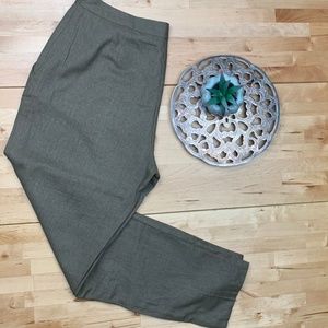 Asos Green Linen Cropped pants Sz 8